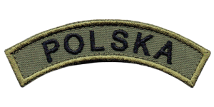 Łuczek POLSKA khaki NASZYWKA 1079R