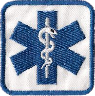 ESKULAP star of life 5 x 5 cm NASZYWKA 202R