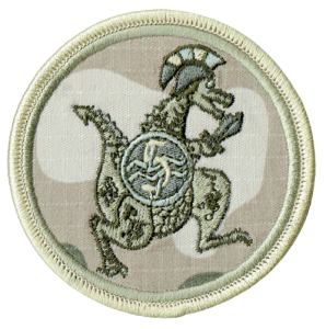 5 Batalion Dowodzenia oznaka rozpoznawcza naszywka pustynna rzep
