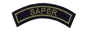 Łuczek SAPER czarny NASZYWKA 557R