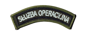 Łuczek SŁUŻBA OPERACYJNA khaki NASZYWKA 2034R