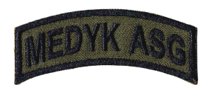 Łuczek MEDYK ASG khaki NASZYWKA 2055R