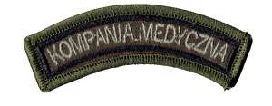 Łuczek KOMPANIA MEDYCZNA khaki NASZYWKA 2061R