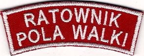 Łuczek RATOWNIK POLA WALKI czerwony NASZYWKA 2064R