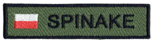 NAME PATCH olive green IMIENNIK NASZYWKA  2070R
