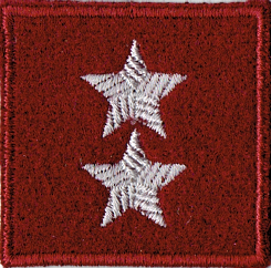 STARSZY CHORĄŻY beret bordowy NASZYWKA 2120