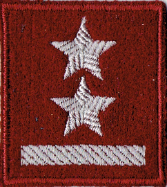 PODPORUCZNIK stopień beret bordowy NASZYWKA 2122