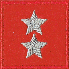 ST. CHORĄŻY stopień beret czerwony NASZYWKA 2137