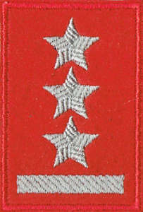 PORUCZNIK stopień beret czerwony NASZYWKA 2139
