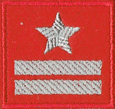 MAJOR stopień  beret czerwony NASZYWKA 2141