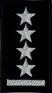 KAPITAN  stopień beret czarny NASZYWKA 2157
