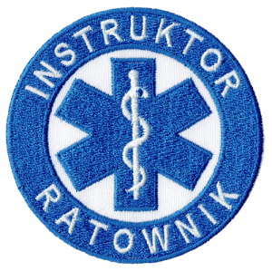 INSTRUKTOR RATOWNIK Ratownictwo Medyczne naszywka rzep
