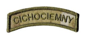 CICHOCIEMNY łuczek multicam naszywka rzep