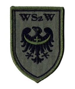 Wojewódzki Sztab Wojskowy Wrocław naszywka polowa WSzW Wrocław rzep