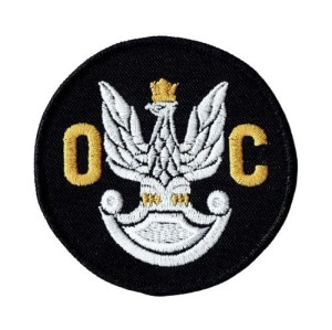 Obrona Cywilna RP orzełek OC naszywka rzep