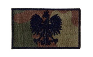 GODŁO RP Orzełek wz93 85x50 NASZYWKA 2985R