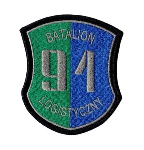 91 Batalion Logistyczny oznaka rozpoznawcza 91blog naszywka polowa rzep