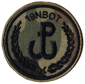 19NBOT oznaka rozpoznawcza polowa WOT naszywka wz2010 US-22 rzep nowy wzór