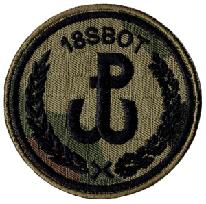 18SBOT oznaka rozpoznawcza polowa WOT naszywka wz2010 US-22 rzep nowy wzór
