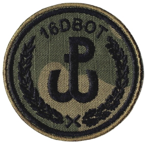 16DBOT oznaka rozpoznawcza polowa WOT naszywka wz2010 US-22 rzep nowy wzór