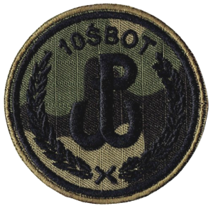 10ŚBOT oznaka rozpoznawcza polowa WOT naszywka wz2010 US-22 rzep nowy wzór