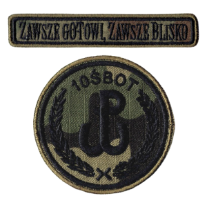 10ŚBOT ZGZB oznaka rozpoznawcza WOT naszywka wz2010 US-22 rzep nowy wzór