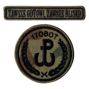 17OBOT ZGZB oznaka rozpoznawcza WOT naszywka wz2010 US-22 rzep nowy wzór