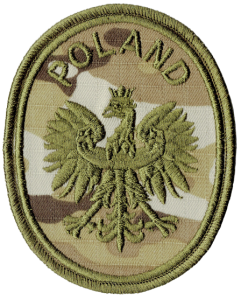 Godło RP POLAND misje multicam naszywka na rzep