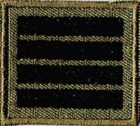 Straż Graniczna stopień SG plutonowy naszywka na czapkę khaki