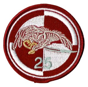 25 Brygada Kawalerii Powietrznej oznaka pamiątkowa 25BKP wyjściowa bordowa