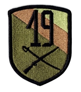 19 Lubelska Brygada Zmechanizowana oznaka polowa 19BZ Lublin naszywka rzep