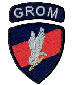 JW 2305 GROM oznaka rozpoznawcza  naszywka wyjściowa