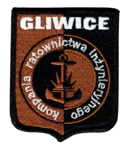 Kompania Ratownictwa Inżynieryjnego Gliwice oznaka wyjściowa