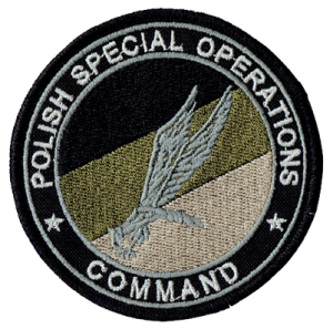 Polish Special Operations COMMAND naszywka polowa rzep