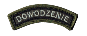 Łuczek DOWODZENIE khaki naszywka rzep