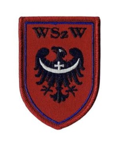Naszywka WSzW Wojewódzki Sztab Wojskowy Wrocław oznaka wyjściowa