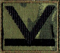 Straż Graniczna stopień SG sierżant sztabowy naszywka na czapkę SG-14