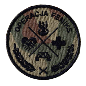 OPERACJA FENIKS oznaka naszywka WOT polowa US-22 rzep