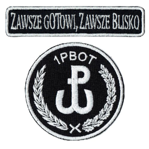 1PBOT obrona terytorialna oznaka rozpoznawcza WOT naszywka wyjściowa