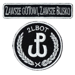 2LBOT obrona terytorialna oznaka rozpoznawcza WOT naszywka wyjściowa