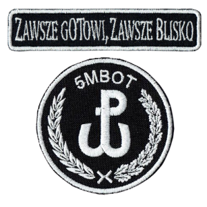 5MBOT obrona terytorialna oznaka rozpoznawcza WOT naszywka wyjściowa