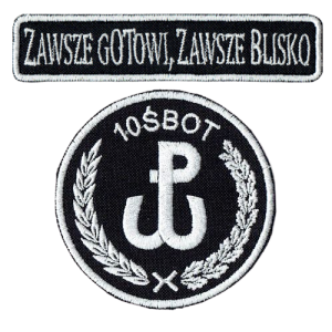 10ŚBOT obrona terytorialna oznaka rozpoznawcza WOT naszywka wyjściowa
