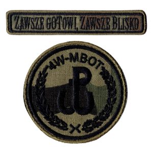 4W-MBOT ZGZB oznaka rozpoznawcza WOT naszywka wz2010 US-22 rzep nowy wzór