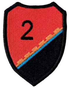 2 Mazowiecki Pułk Saperów Kazuń naszywka wyjściowa rzep