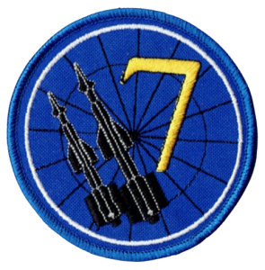 7 Dywizjon Rakietowy Obrony Powietrznej oznaka rozpoznawcza 7drOP naszywka