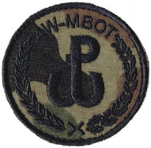 4 Warmińsko-Mazurska Brygada OT oznaka 4W-MBOT naszywka polowa WOT US-22