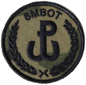 6 Mazowiecka Brygada OT oznaka 6MBOT naszywka polowa WOT US-22 rzep
