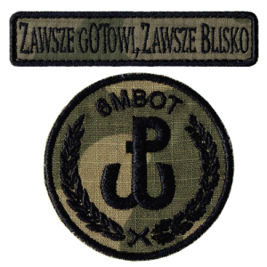 6MBOT obrona terytorialna oznaka rozpoznawcza WOT naszywki US-22 rzep
