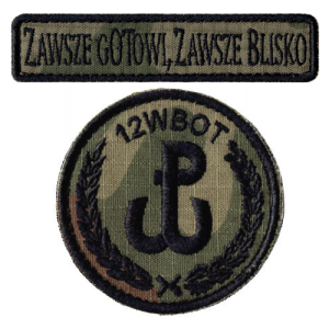 12WBOT obrona terytorialna oznaka rozpoznawcza WOT naszywki US-22 rzep