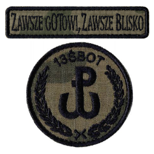 13ŚBOT obrona terytorialna oznaka rozpoznawcza WOT naszywki US-22 rzep